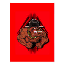 USMC Devil Dog Post Card