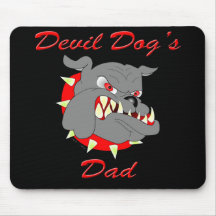 USMC Devil Dog's Dad Mouse Pad