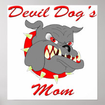 USMC Devil Dog's Mom Print