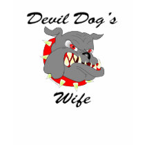 USMC Devil Dog's Wife t-shirts