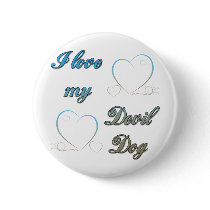 USMC I Love My Devil Dog buttons by militarymarinecorps USMC I Love My Devil Dog buttons