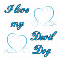 USMC I Love My Devil Dog posters by militarymarinecorps USMC I Love My Devil Dog posters