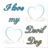 USMC I Love My Devil Dog posters by militarymarinecorps USMC I Love My Devil Dog posters