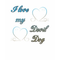 USMC I Love My Devil Dog t-shirts