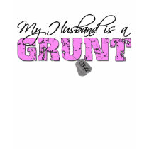 USMC My Husband is a Grunt 0341 t-shirts by militarymarinecorps USMC My Husband is a Grunt 0341 t-shirts