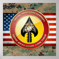 USMC Special Operations Command (MARSOC) [3D] Posters