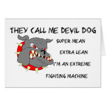 USMC They Call Me Devil Dog Cards