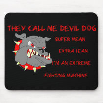 USMC They Call Me Devil Dog Mouse Mats