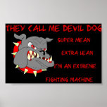 USMC They Call Me Devil Dog posters