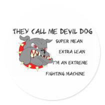 USMC They Call Me Devil Dog Sticker