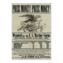 USMC Vintage Poster 4 posters