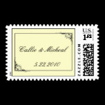 USPS Cream wedding postage stamp