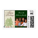 USPS Happy Holiday photo stamp template