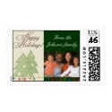 USPS Happy Holiday photo stamp template