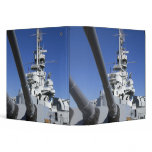 USS Alabama Battleship at Battleship Memorial Vinyl Binder
