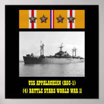 USS APPALACHIAN (AGC-1) POSTER