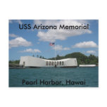 USS Arizona Memorial, Pearl Harbor, Hawai Postcard