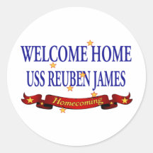 USS casero agradable Reuben James Etiquetas