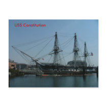 USS Constitution postcards
