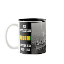 USS ESTES (AGC-12) / (LCC-12) COFFEE MUGS