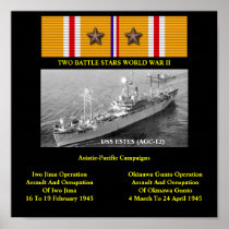 USS ESTES (AGC-12) / (LCC-12) PRINT