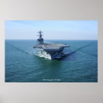 USS George H  W  bush Print