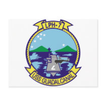 USS Guadalcanal (LPH-7) postcards
