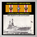 USS IDAHO (BB-42)   POSTER posters
