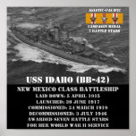 USS IDAHO (BB-42) POSTER posters