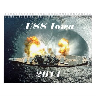 USS Iowa Calendar calendar