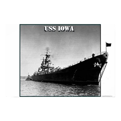 USS Iowa Poster by Bloodstone_Press