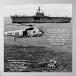 USS IWO JIMA LPH-2 RECOVERY SHIP APOLLO 13 POSTER posters
