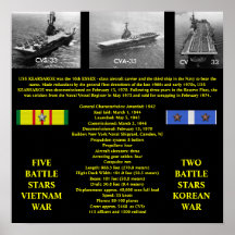 USS KEARSARGE (CV / CVA / CVS-33) POSTER