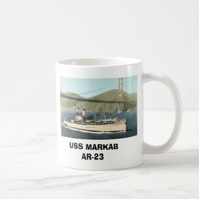 USS MARKAB AR-23 Mug by brheil
