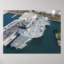 USS Midway Aerial Photo Print