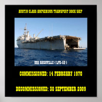 USS NASHVILLE ( LPD-13 ) POSTER