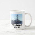 USS PARLE DD708 mugs