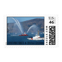 USS Phoenix and USCGC Sherman stamps