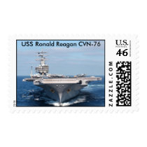 USS Ronald Reagan (CVN 76) postage by mdcemtry26T USS Ronald Reagan (CVN 76) postage