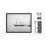 USS Sabine in Hampton Roads, VA 1864 Postage