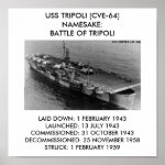 USS TRIPOLI (CVE-64) POSTER