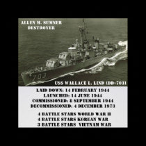 USS Wallace L. Lind (DD-703) posters
