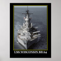 USS Wisconsin Posters