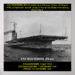 USS WOLVERINE (IX-64) POSTER