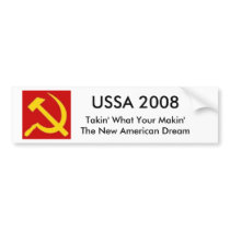 USSA 2008 bumper stickers