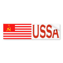 USSA Flag Bumper Sticker