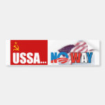 USSA...No Way! Bumper Stickers