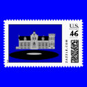Ussinggaard Castle - Grey postage