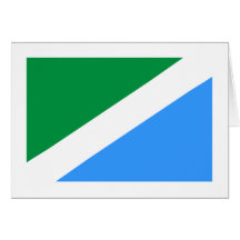 Ussolie-Sibirskoye(Irkutsk Oblast), Russia flag Greeting Cards