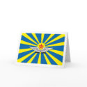 USSR Airforce Flag Greeting Card
